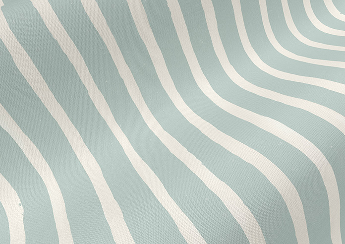 Vintage Stripe, Aqua - Twist&Fit Roman Blind - Image 4